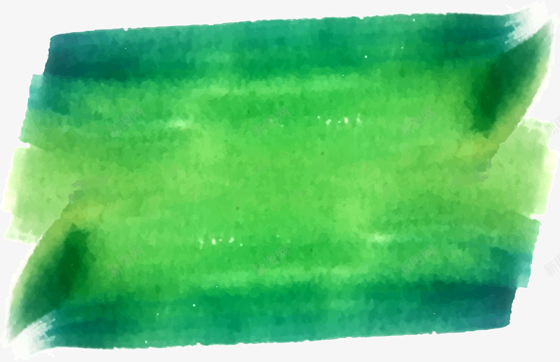 绿色渐变笔刷png免抠素材_新图网 https://ixintu.com 晕染 水彩涂鸦 水彩笔刷 矢量png 笔刷 绿色笔刷