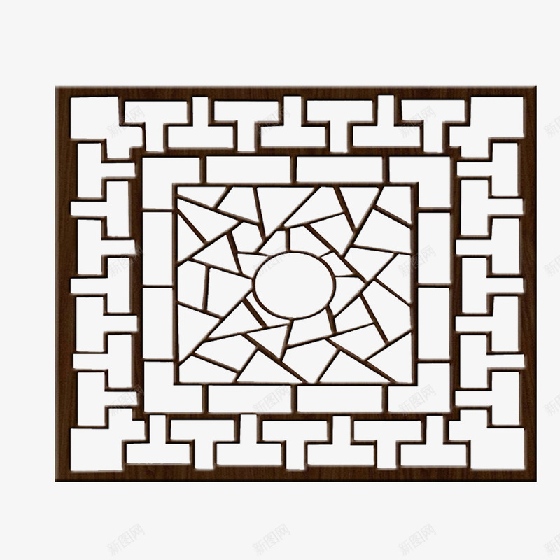 精致镂空木雕图标png_新图网 https://ixintu.com 简约 精致 镂空木雕 雕刻