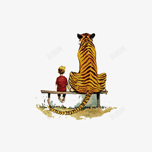 彩绘风格小孩和老虎坐着的背影图png免抠素材_新图网 https://ixintu.com 图案 坐着的小朋友 坐着的背影 小孩 彩绘风格 彩绘风格小孩和老虎坐着的背影图案免费下载 老虎 装饰