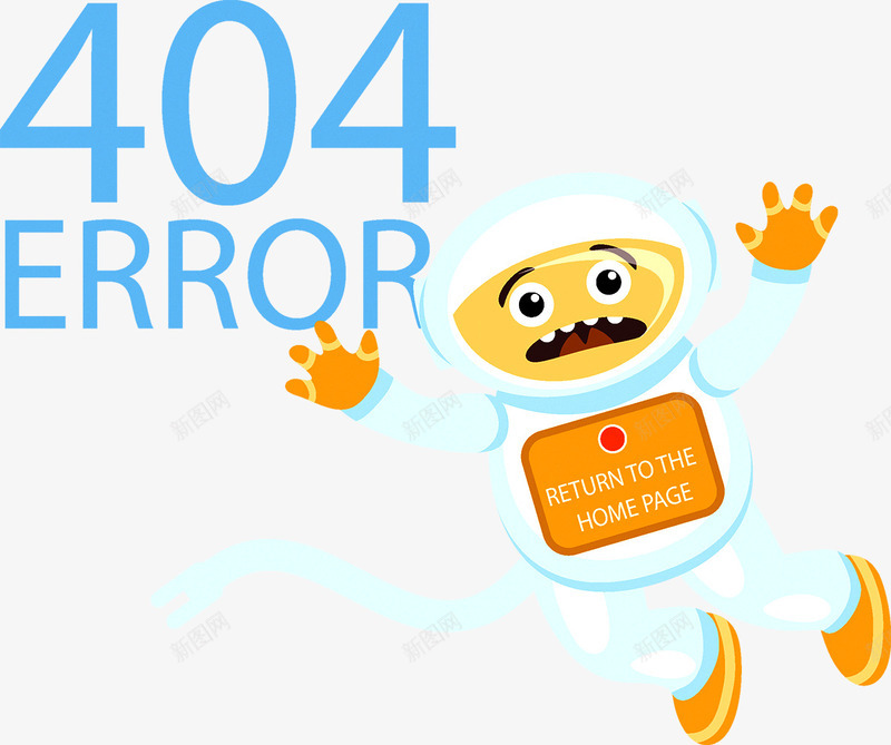 网页404错误矢量图ai免抠素材_新图网 https://ixintu.com 404 ERROR 提示 网站 网页 错误 矢量图