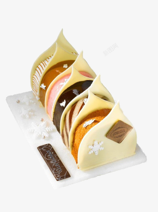装饰蛋糕png免抠素材_新图网 https://ixintu.com 甜品 白巧克力 蛋糕
