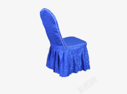蓝色贵宾椅素材