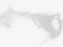 喷溅的碎沙漂浮的烟雾高清图片