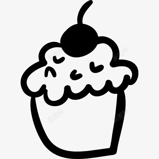 蛋糕手工甜点图标png_新图网 https://ixintu.com 手工制作 甜 甜点 蛋糕 食品 食物