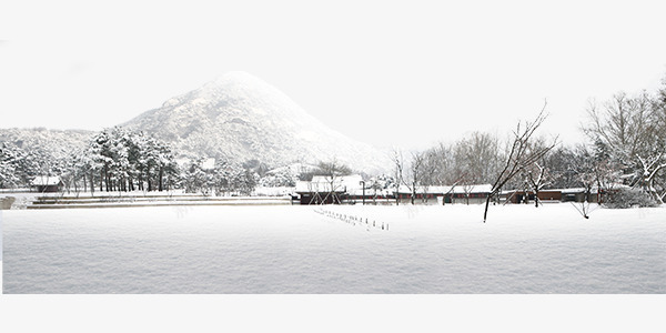 冬天雪景中国风psd免抠素材_新图网 https://ixintu.com 中国风 冬天 雪景