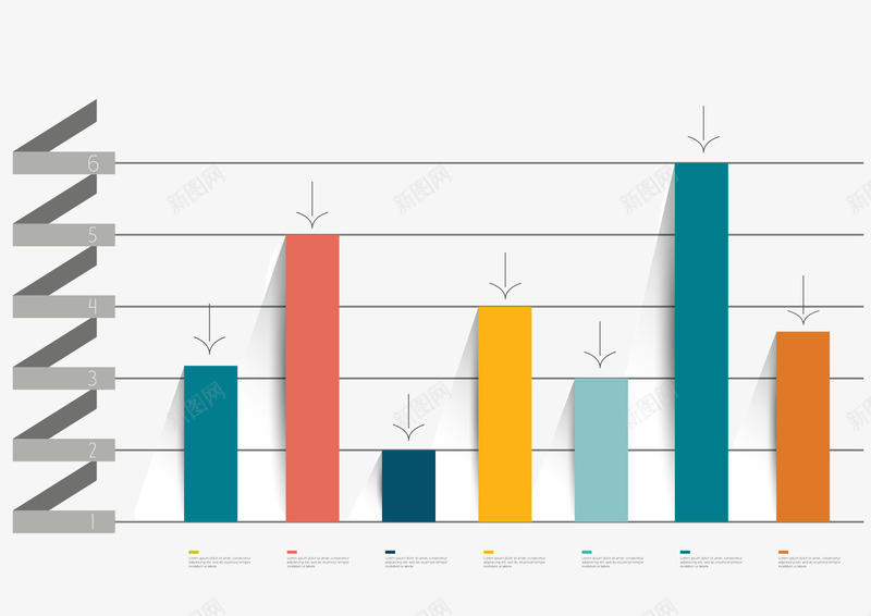 数据统计图png免抠素材_新图网 https://ixintu.com 创意 商务 数据 箭头 统计图 金融