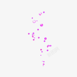 紫色珍珠手链珍珠水珠漂浮高清图片