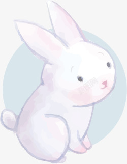兔子壁画卡通创意儿童房兔子背景墙高清图片