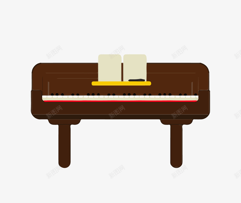 钢琴图标矢量图ai_新图网 https://ixintu.com dj icon 表单 钢琴 音乐会 音乐会节目单 矢量图