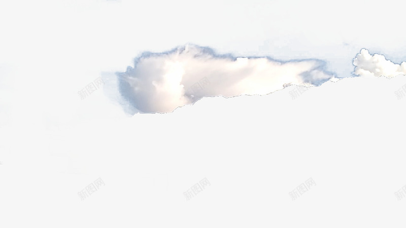 家乡的云朵与大家共同分享png免抠素材_新图网 https://ixintu.com 无私 有用 纯白 美丽