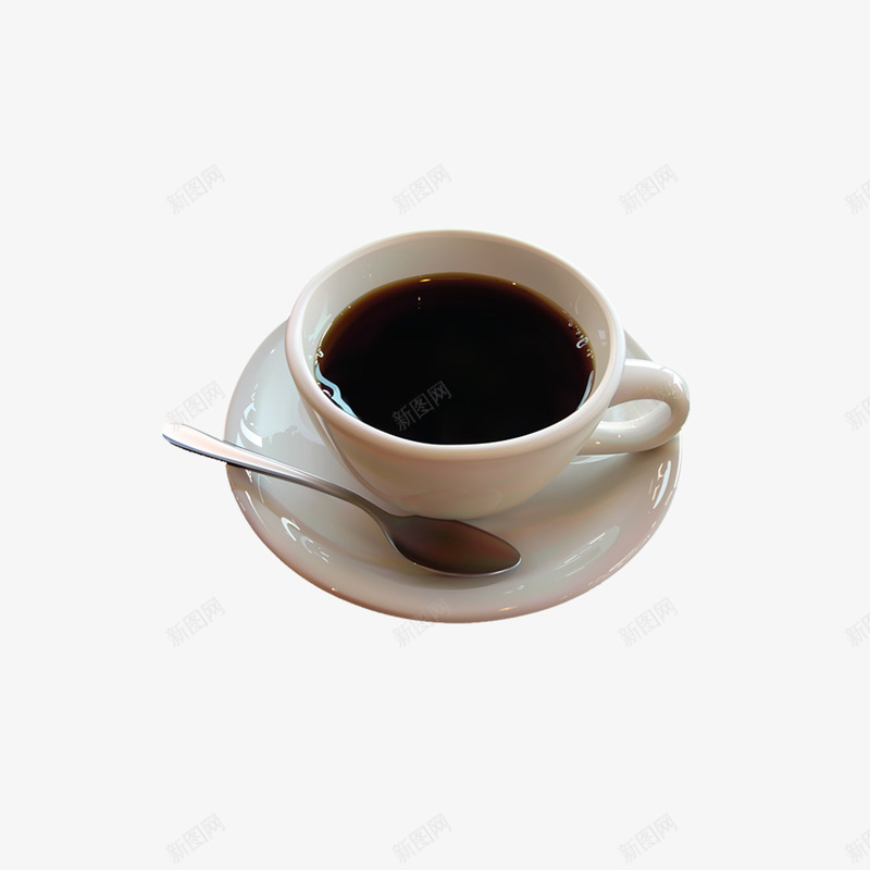 杯子大图png免抠素材_新图网 https://ixintu.com 免抠 勺子 咖啡 杯子 杯碟 白色杯子 高清大图