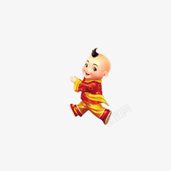 男福娃拜年来啦免抠福娃高清图片