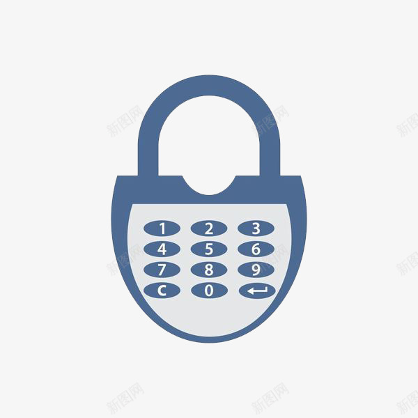 手绘密码锁png免抠素材_新图网 https://ixintu.com 保密 保护 保险 保障 可靠 安全 密码 密码锁 牢固 记住密码 锁 防盗 防窃 降低隐患