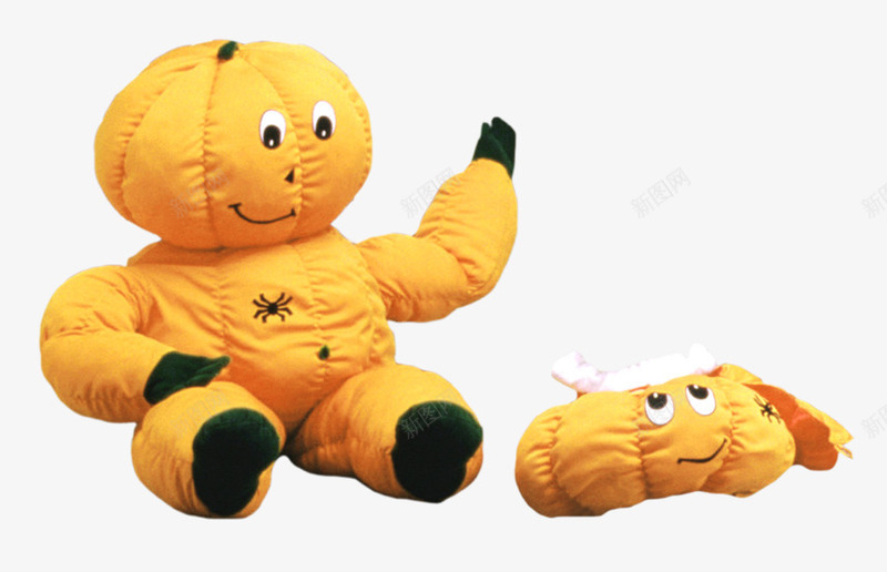 黄色的玩偶png免抠素材_新图网 https://ixintu.com 产品实物 免费素材 南瓜 坐垫 抱枕 玩具