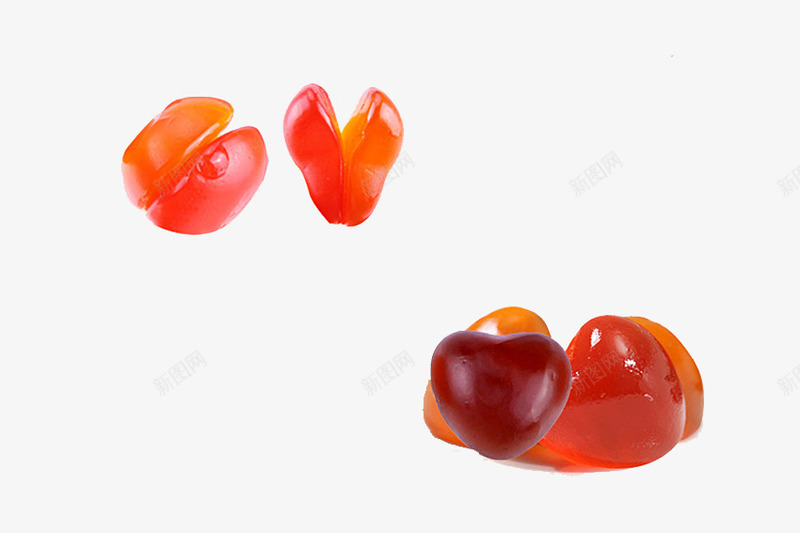 棕红色心形橡皮糖png免抠素材_新图网 https://ixintu.com 产品实物 心形糖果 棕红色 橡皮糖 糖果