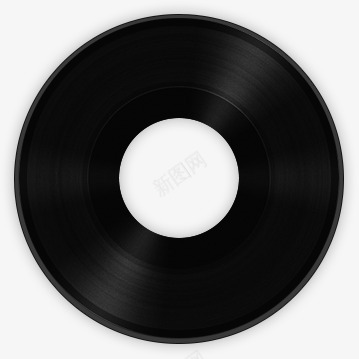 黑色光碟装饰png免抠素材_新图网 https://ixintu.com 光碟 装饰 黑色