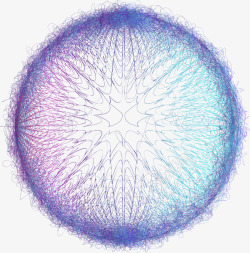 科幻圆形手绘创意科幻粒子装饰矢量图高清图片