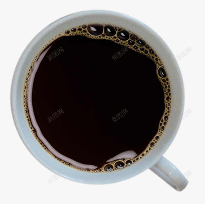 咖啡俯视png免抠素材_新图网 https://ixintu.com 俯视 创意 咖啡 黑
