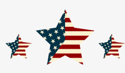 五角星美国国旗素材