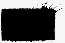 黑色正方形涂鸦png免抠素材_新图网 https://ixintu.com 正方形 涂鸦 黑色