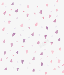 粉色花纹三角形漂浮花纹矢量图高清图片