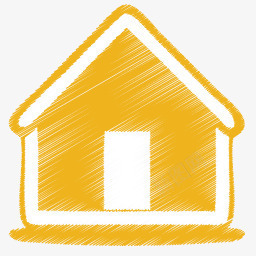 黄色的返回首页图标png_新图网 https://ixintu.com home tabbar主页 主页 房子 首页