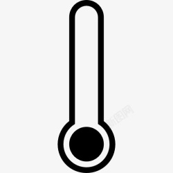 低温温度计工具图标图标