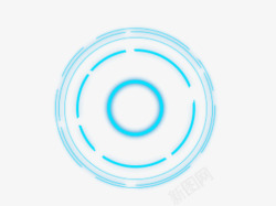 圆形光圈科技蓝光圈高清图片