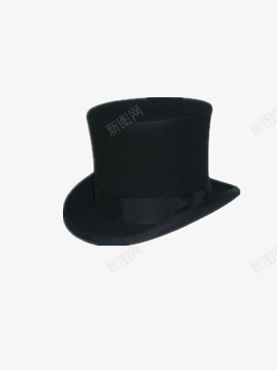 黑帽子png免抠素材_新图网 https://ixintu.com 爸爸帽子 男士帽子 绅士帽 魔术帽 黑色