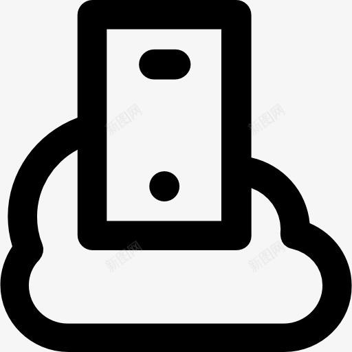 云计算图标png_新图网 https://ixintu.com 云计算 多媒体接口 多媒体的选择 存储 数据 智能手机
