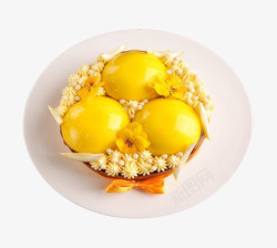 烘焙用蛋黄法式蛋黄蛋糕高清图片