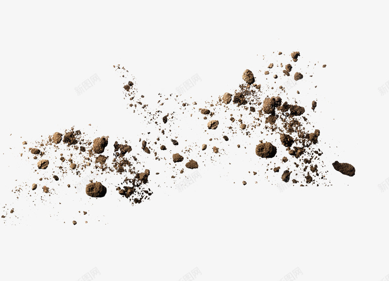 一堆散落的泥土png免抠素材_新图网 https://ixintu.com PNG素材 效果元素 散落 泥土