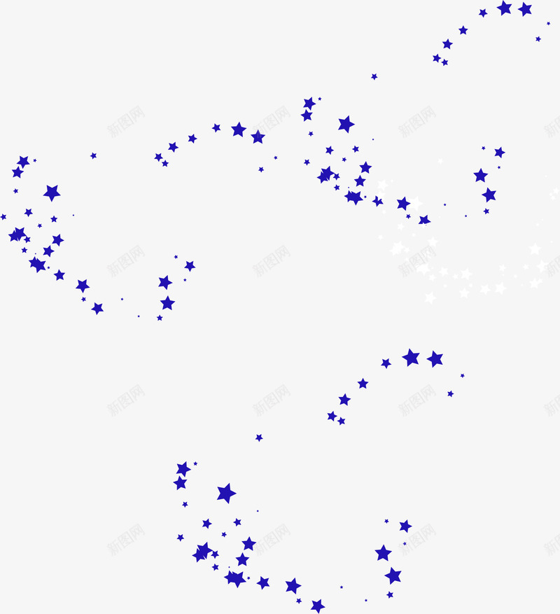 蓝色漂浮星星png免抠素材_新图网 https://ixintu.com 夜空 清新星星 漂浮星空 繁星点点 绿色星星 闪耀五角星