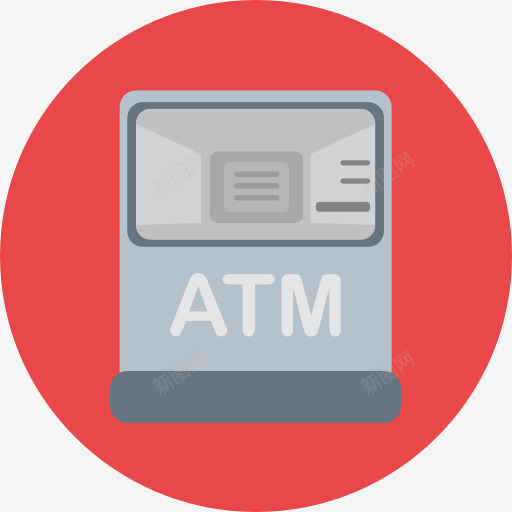 ATM图标png_新图网 https://ixintu.com ATM提款机 业务 商务和购物 机 现金点 钱