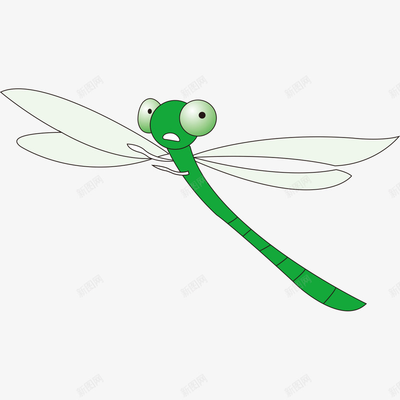 卡通小蜻蜓png免抠素材_新图网 https://ixintu.com 卡通 小蜻蜓 素材 飞行动物