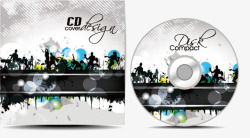 cd光盘光盘封面矢量图高清图片