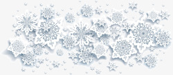 暴雪出品雪花冬季矢量图高清图片