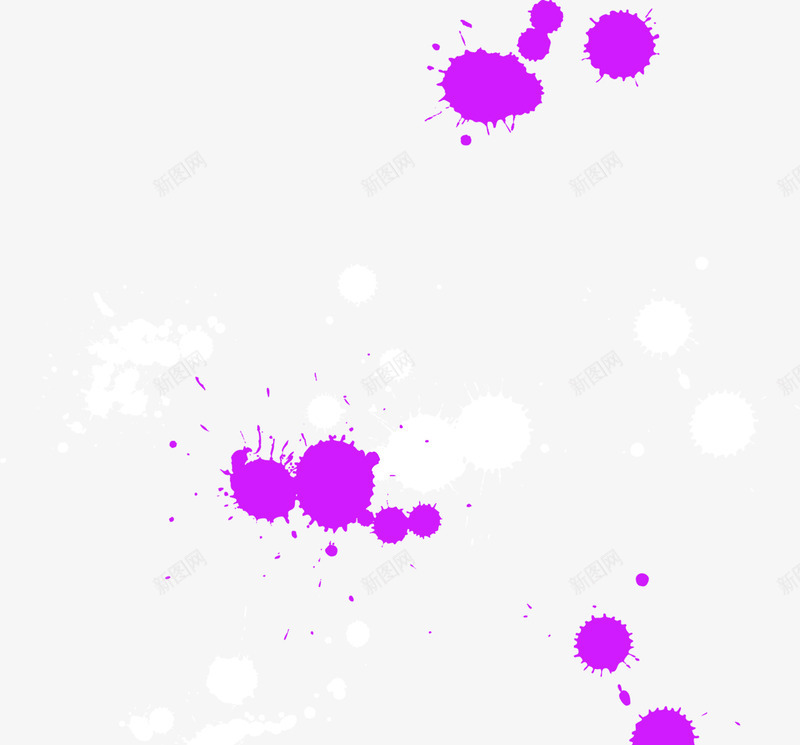创意紫色涂鸦海报png免抠素材_新图网 https://ixintu.com 创意 海报 涂鸦 紫色