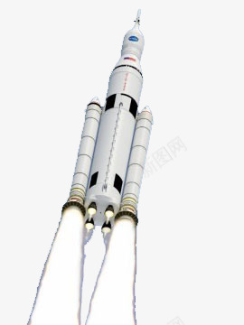 发射中的火箭png免抠素材_新图网 https://ixintu.com 发射 火光 火箭 白色