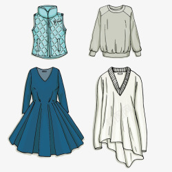 好看服装素材
