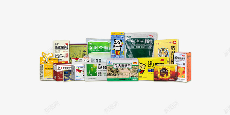 感冒药png免抠素材_新图网 https://ixintu.com 处方药 感冒药 药品 药店