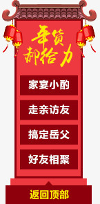 年货郝给力海报png免抠素材_新图网 https://ixintu.com 年货 海报 设计