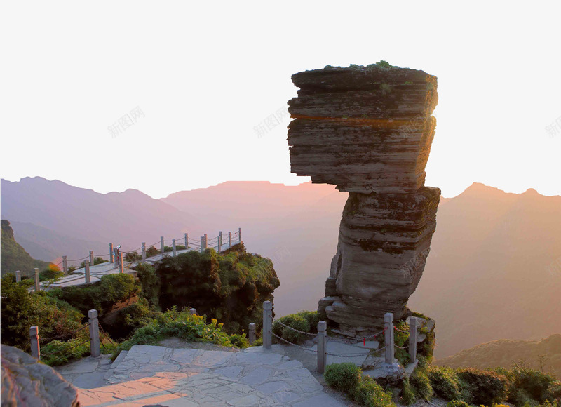 梦幻梵净山png免抠素材_新图网 https://ixintu.com 一方净土 净土 奇石 摄影 旅游 梦幻 梵净山 神秘 风景