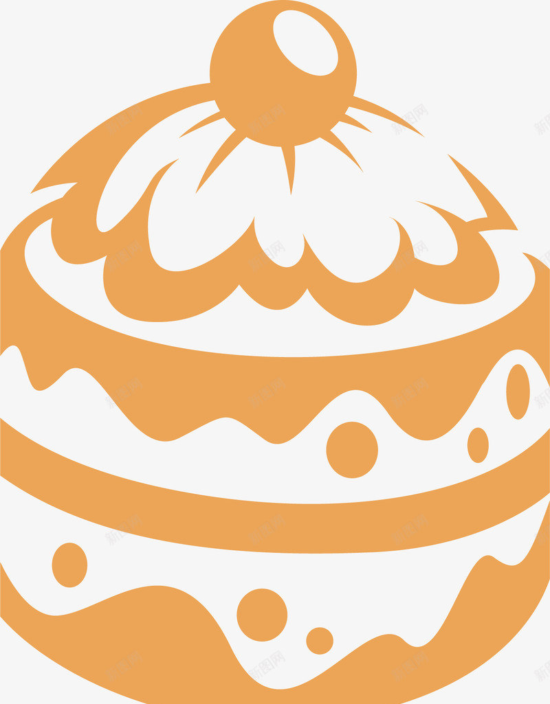 黄色的沙河蛋糕食物矢量图图标ai_新图网 https://ixintu.com 卡通 小蛋糕 沙河特产 沙河蛋糕 蛋糕 蛋糕LOGO 蛋糕店 矢量图