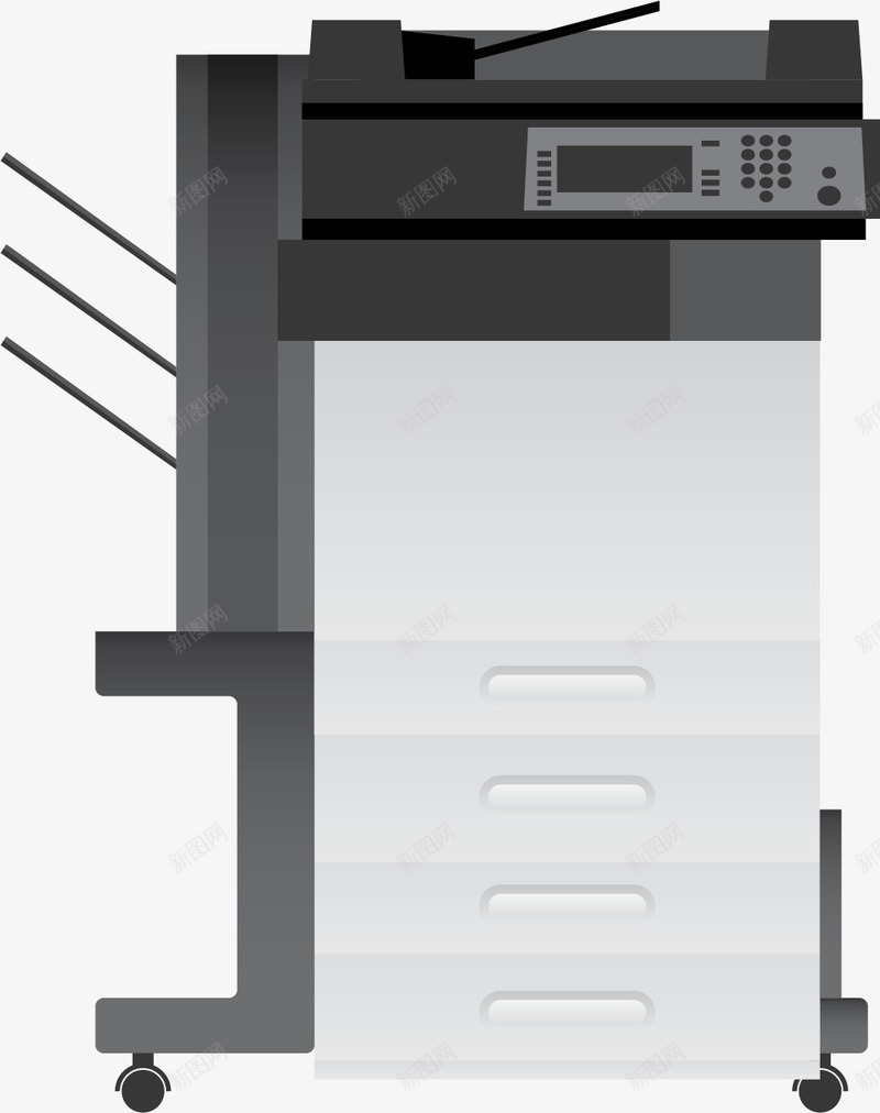 高级打印机矢量图ai免抠素材_新图网 https://ixintu.com 快印 快速 快速印刷 快速打印 打印 高级打印 矢量图