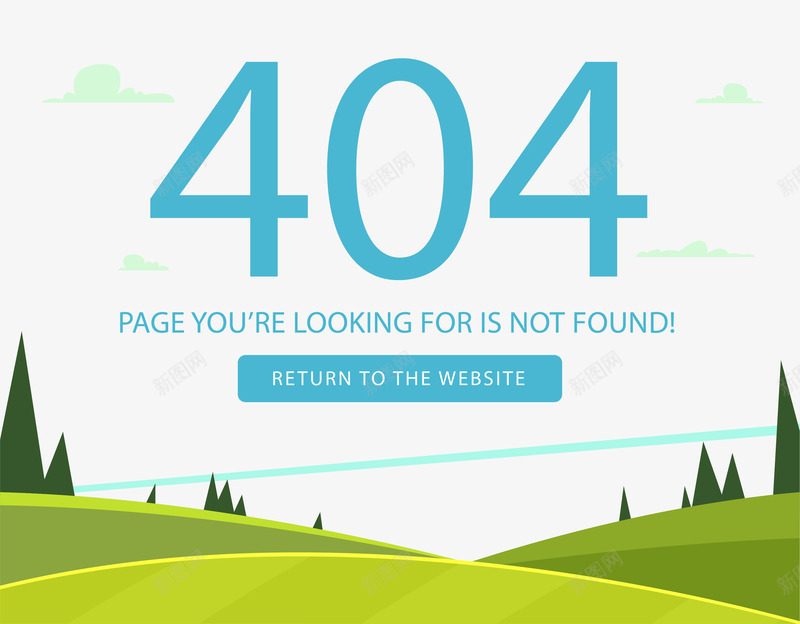 卡通手绘404报错网页插画矢量图ai免抠素材_新图网 https://ixintu.com 404 404报错 404页面 卡通页面报错 手绘404 报错 矢量图