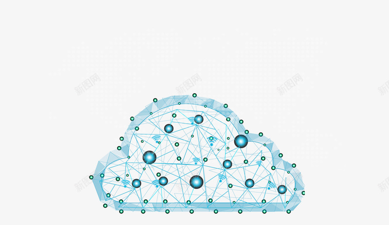 科技云网络全球化主题psd免抠素材_新图网 https://ixintu.com VR世界 VR体验 人工智能 几何梦幻 引领未来科技 梦幻科技 科技 虚拟现实