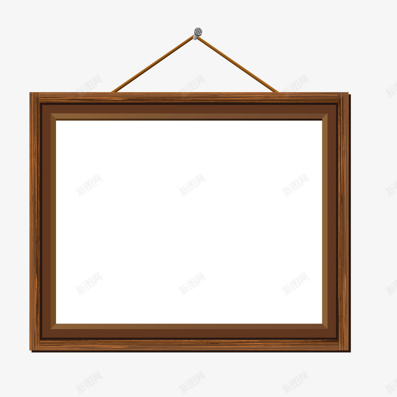 木质画框png免抠素材_新图网 https://ixintu.com 木质 画框 相框 长框