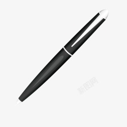 黑色商务高端钢笔矢量图素材