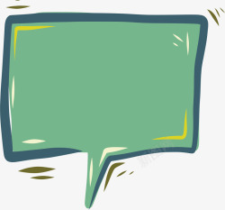 绿色方块背景矢量素材绿色方块对话框高清图片